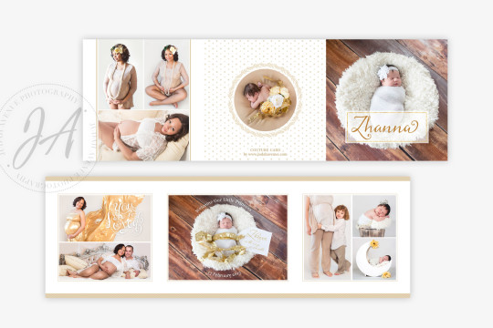 Birth Announcement Card Zhanna - Maria 4