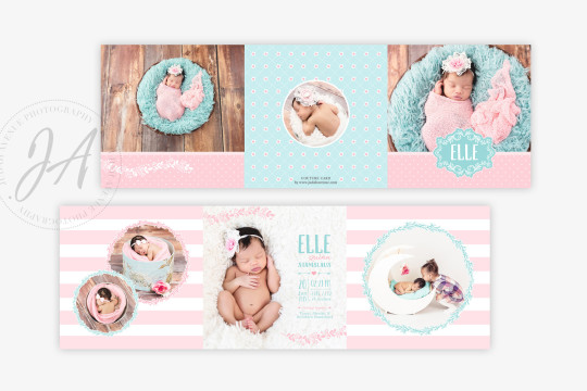 00 Baby Elle Trifold Card Sample 4