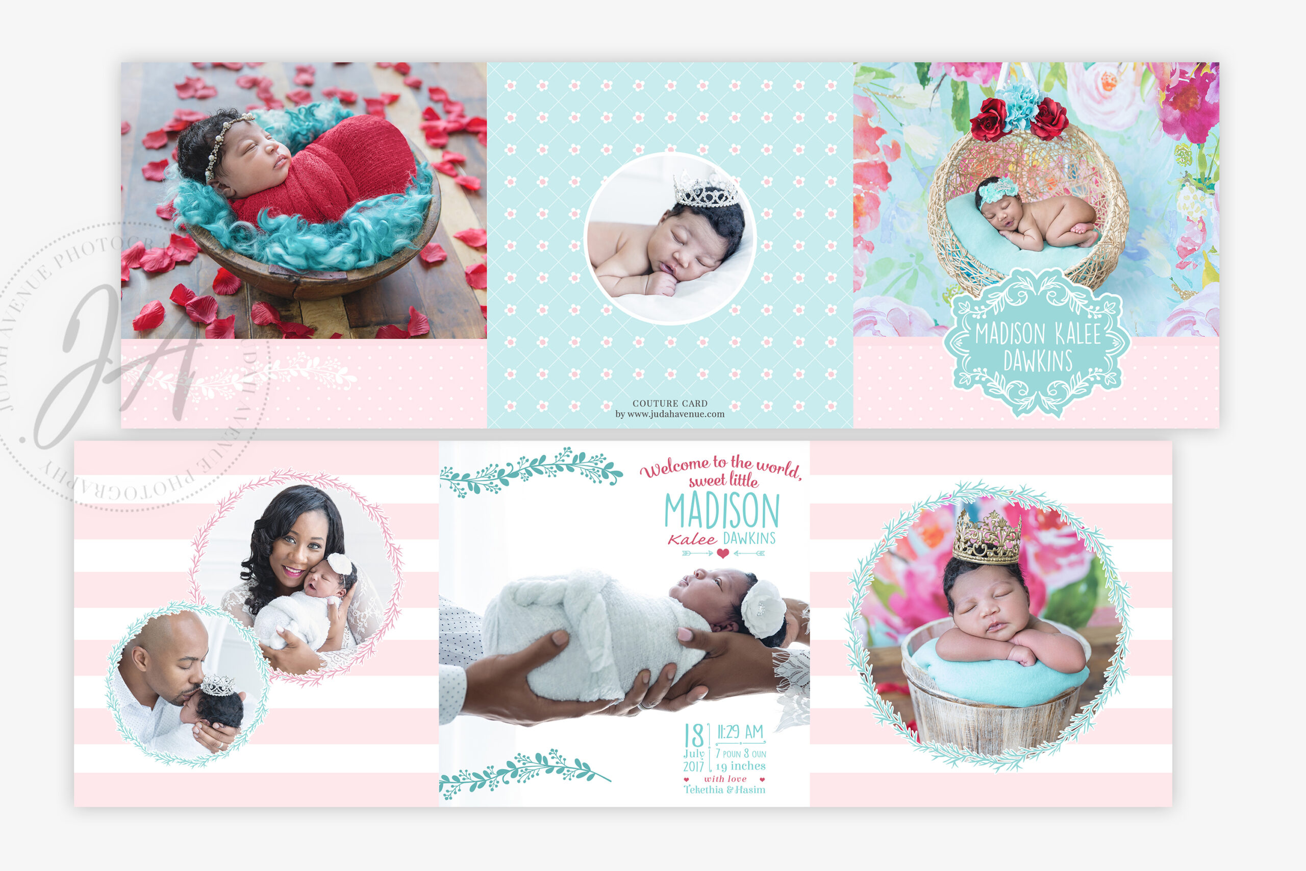 Birth Announcement Card 10 - Image 5