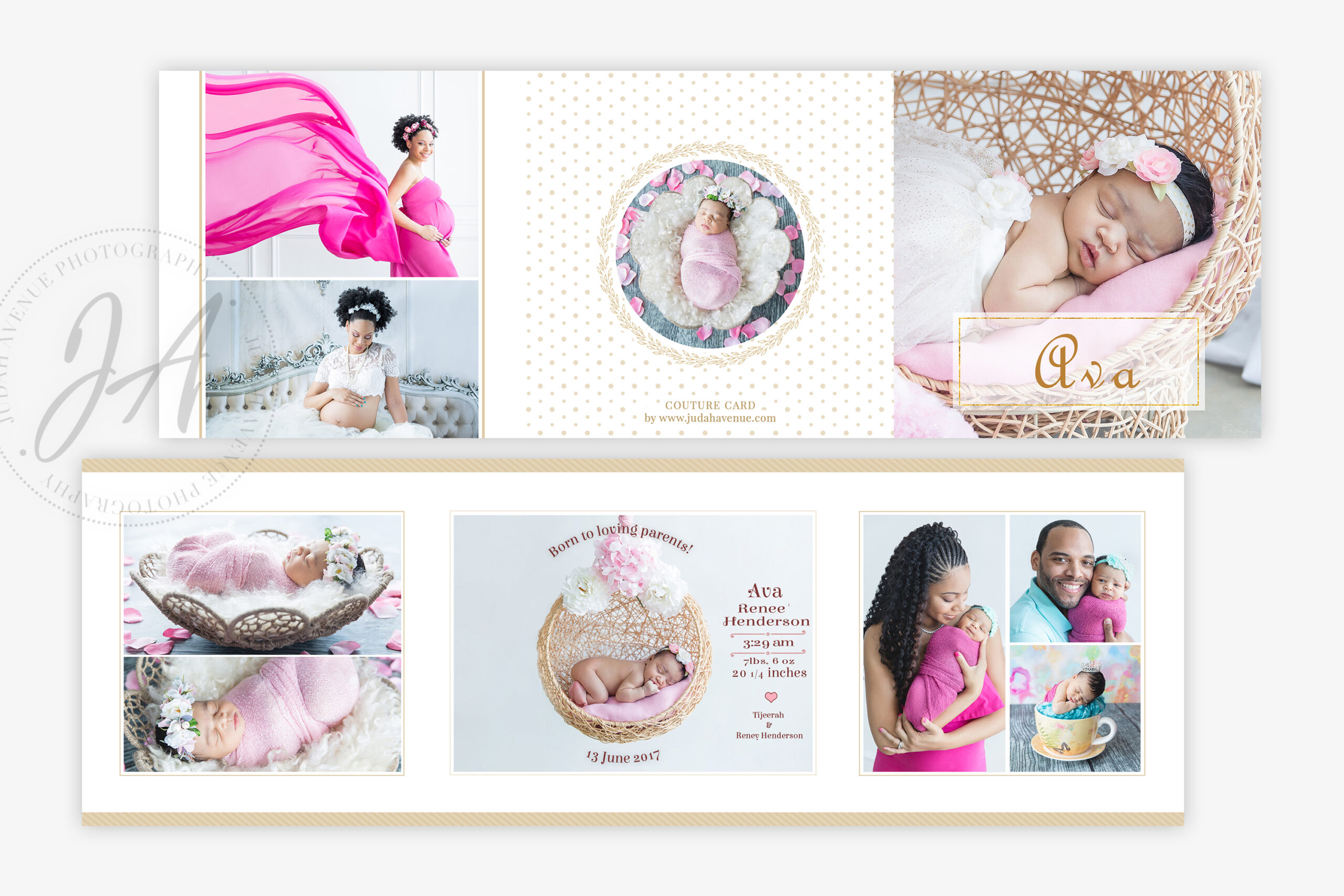 Birth Announcement Card 07 - Image 6