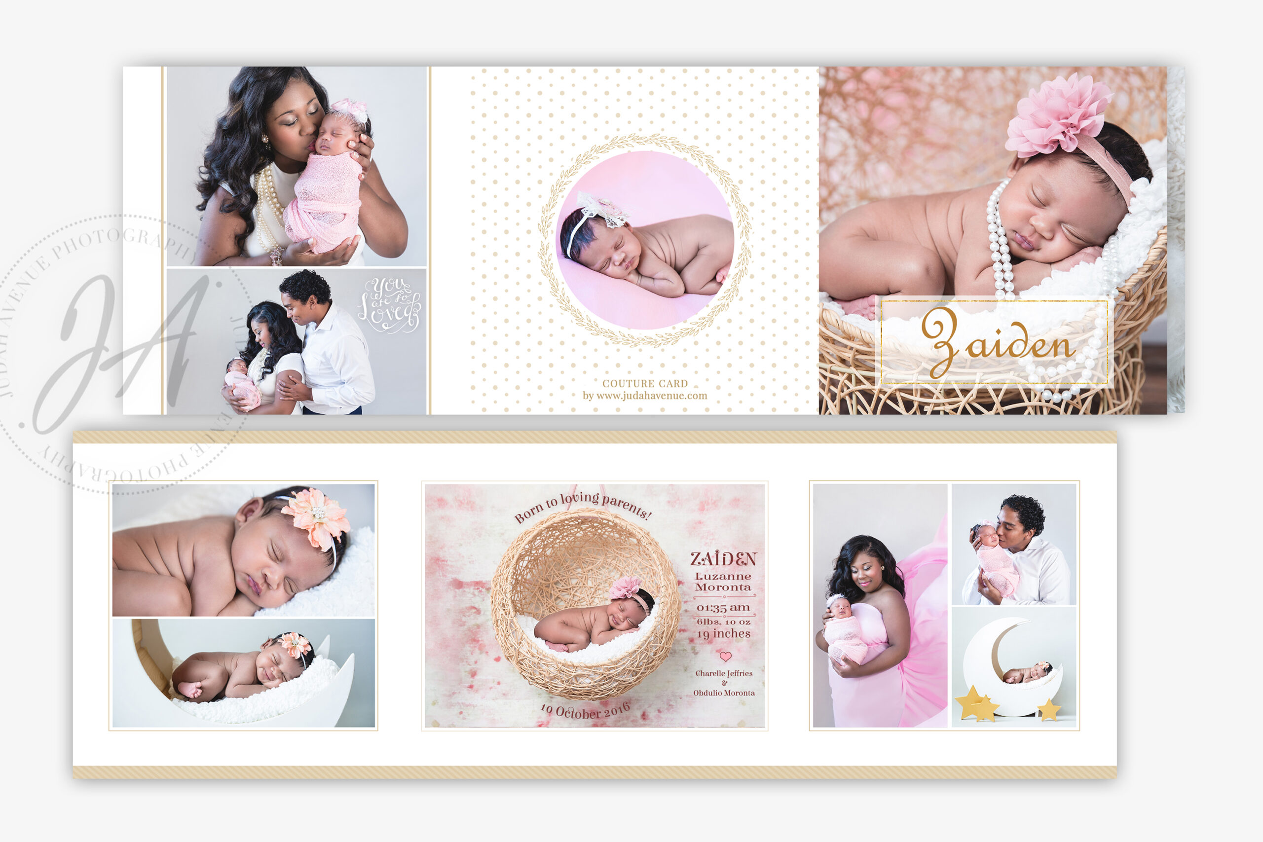 Birth Announcement Card 07 - Image 18