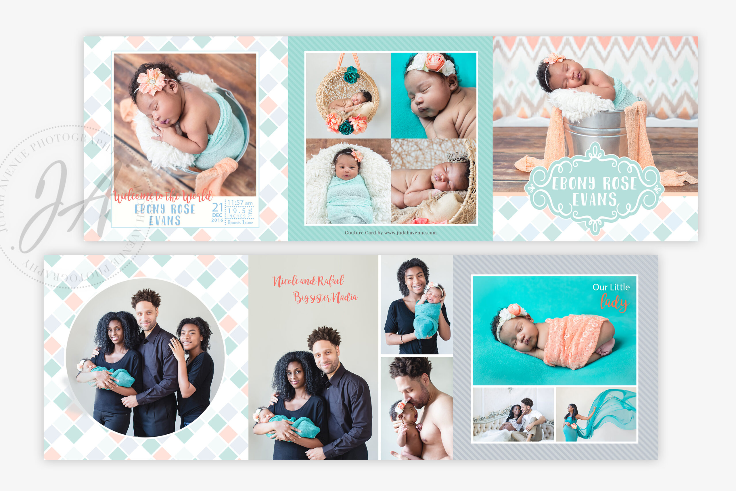 Birth Announcement Card 03 - Image 6