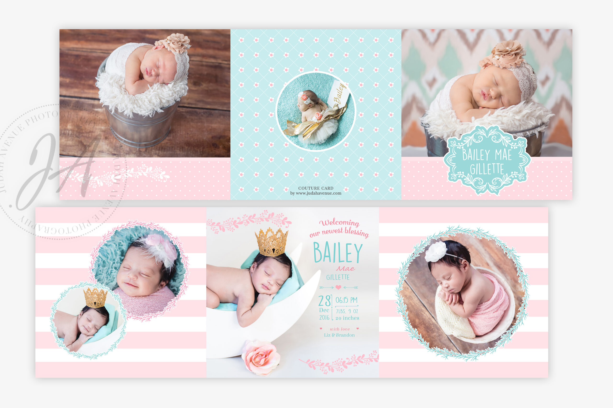 Birth Announcement Card 10 - Image 16