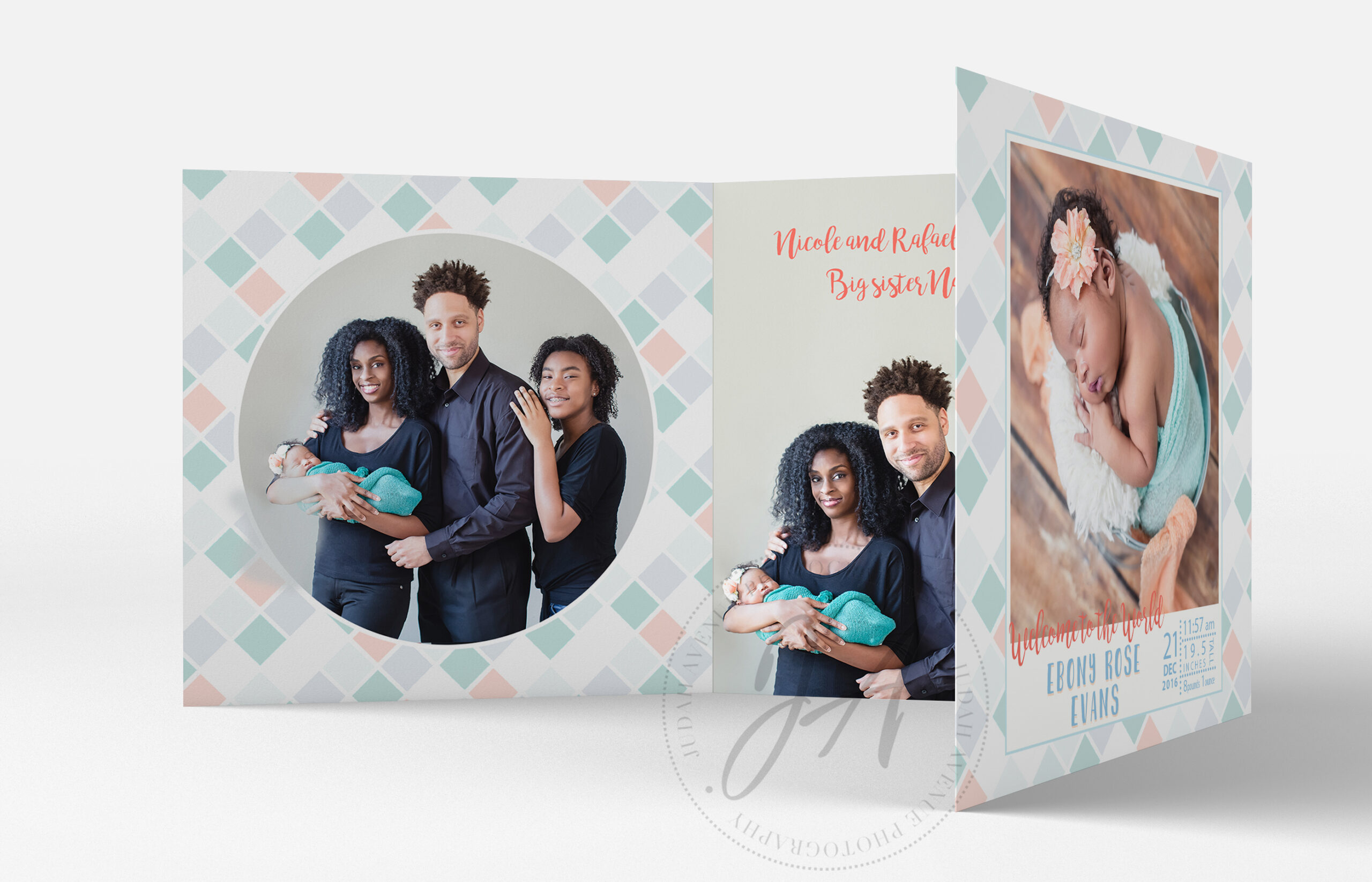 Birth Announcement Card 03 - Image 5