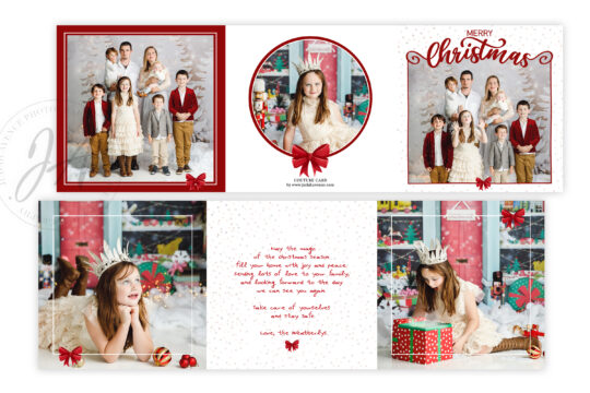 Holiday card - 2 sides client view